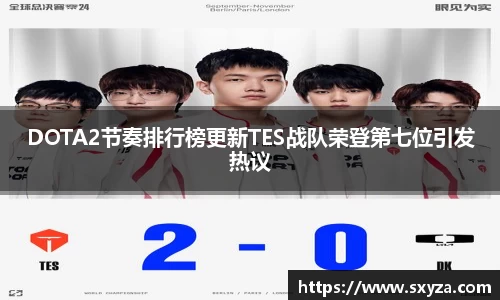 DOTA2节奏排行榜更新TES战队荣登第七位引发热议