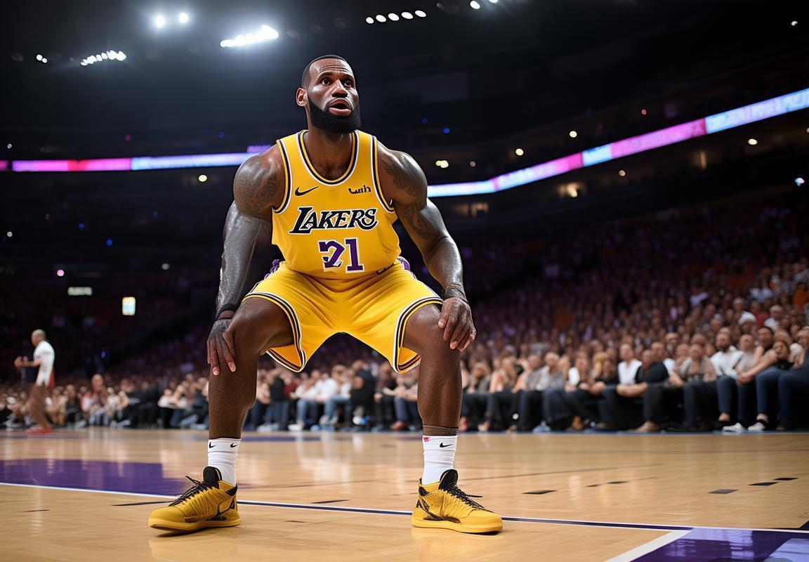 湖人队勒布朗·詹姆斯关键罚球定乾坤，斯蒂芬·库里三分雨创纪录共筑里程碑之夜